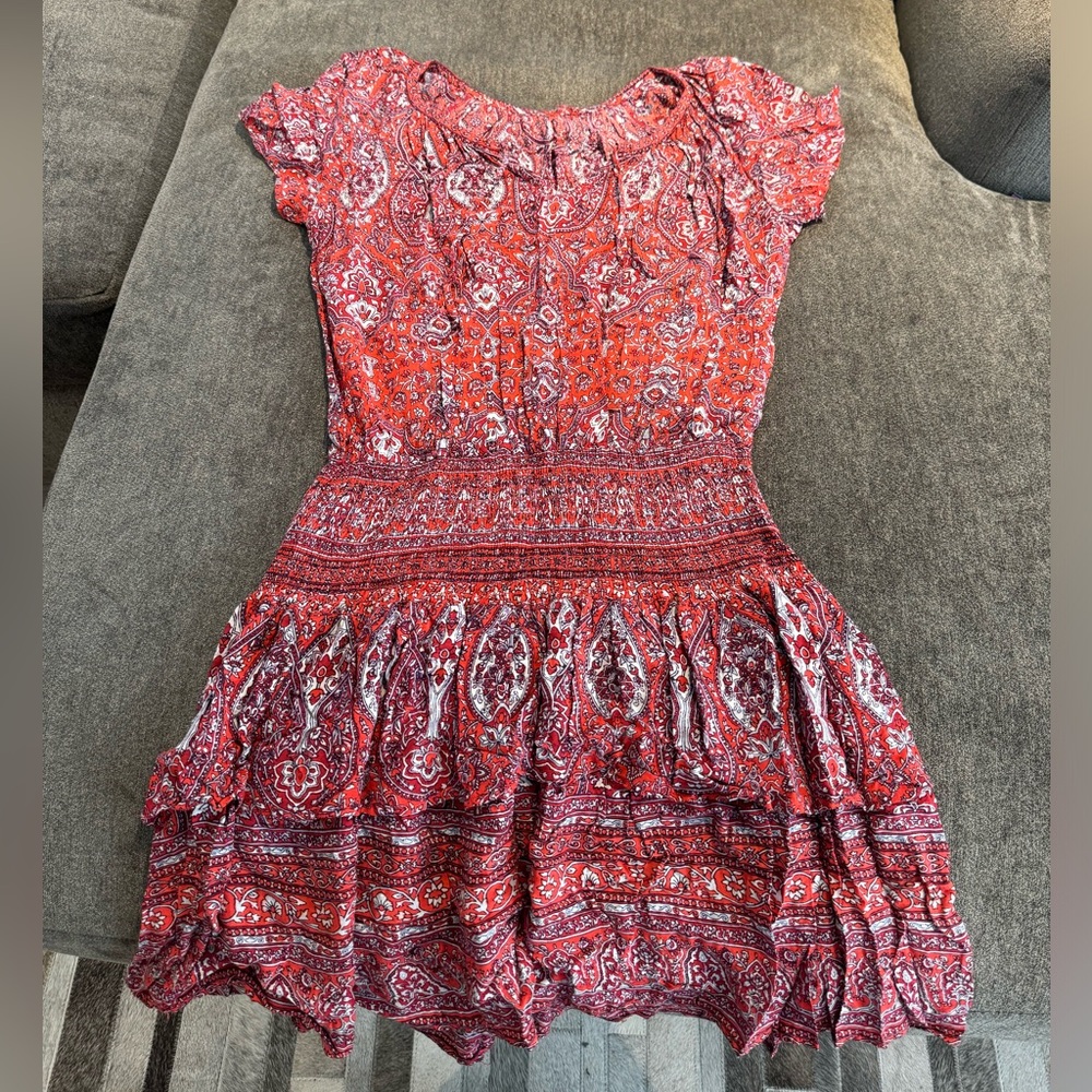 Parker Ruched Embellished Sundress